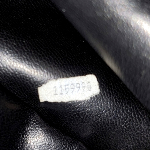 Vintage CHANEL Quilted Black Lambskin Leather Tote Bag - Picture 5 of 12